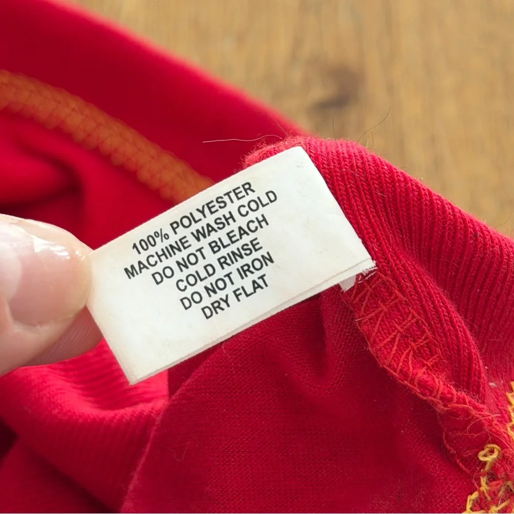 NFL MEDIUM Red KC Kansas City Chiefs Dog Shirt